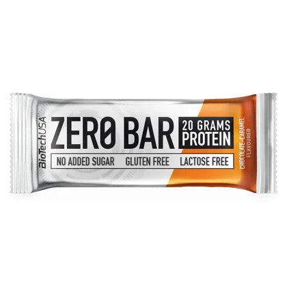 Biotech USA Zero Bar with Native Whey Isolate Μπάρα με 40% Πρωτεΐνη &  50gr (Chocolate-Caramel)