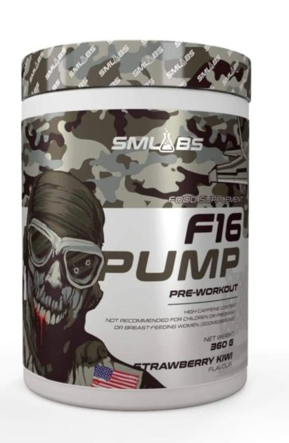 SMLABS F16 PUMP PRE WORKOUT 400GR STRAWBERRY-KIWI