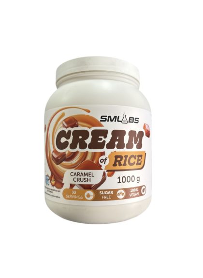 Smlabs Cream of Rice 1000g (Cold or Hot Water) - Caramel Crush