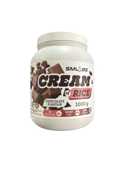 Smlabs Cream of Rice 1000g (Cold or Hot Water) - Chocolate Flavour