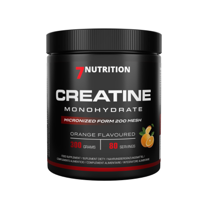 7Nutrition Creatine Monohydrate 300g - Orange Flavoured