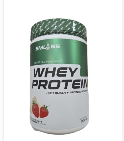 SMLABS WHEY PROTEIN WHITE CHOCOLATE & STRAWBERRY (900gr)