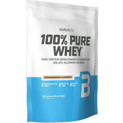 BioTech Usa 100% Pure Whey (1000 gr) – Cookies and Cream Flavoured
