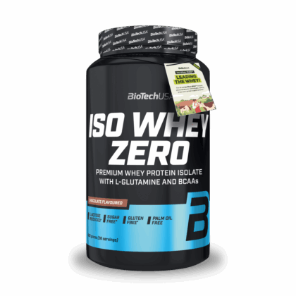 Biotech USA Iso Whey Zero With Glutamine and BCAAs - Γεύση Chocolate (908 gr)
