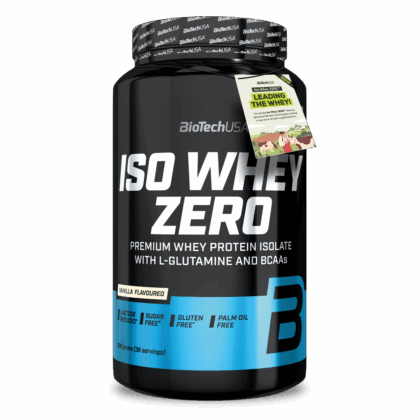 Biotech USA Iso Whey Zero With Glutamine and BCAAs - Γεύση Vanilla (908 gr)