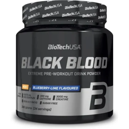 BioTech Usa Black Blood NOX+ (330 gr) - Blueberry Lime