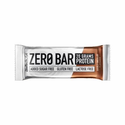 Biotech USA Zero Bar with Native Whey Isolate Μπάρα με 40% Πρωτεΐνη & 50gr (Double Chocolate).