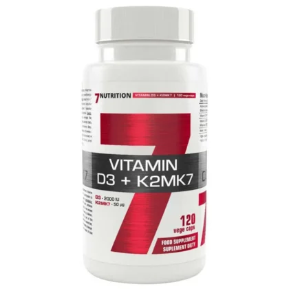 7Nutrition D3 + K2MK7 120 Vcaps