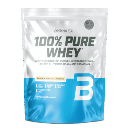 Biotech USA - 100% Pure Whey 1000gr - Βourbon Vanilla