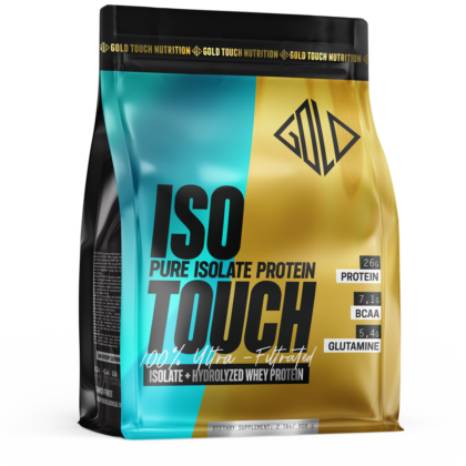GoldTouch Nutrition-Premium Iso Touch 86% Protein (908g bag).- Belgium Chocolate