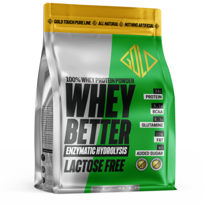GoldTouch Nutrition Whey Better, HydroProtein 80%- Lactose Free(908g)- Pure line- (Chocolate)