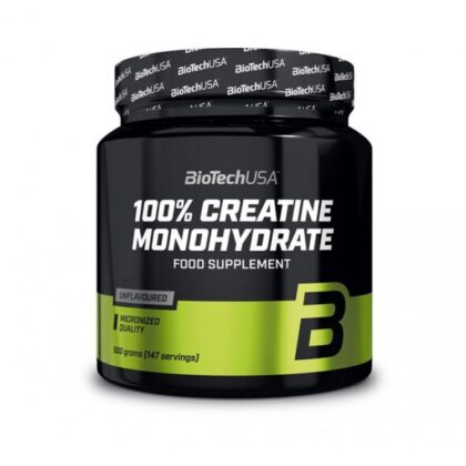 BiotechUSA - 100% Creatine Monohydrate (500 g unflavoured)
