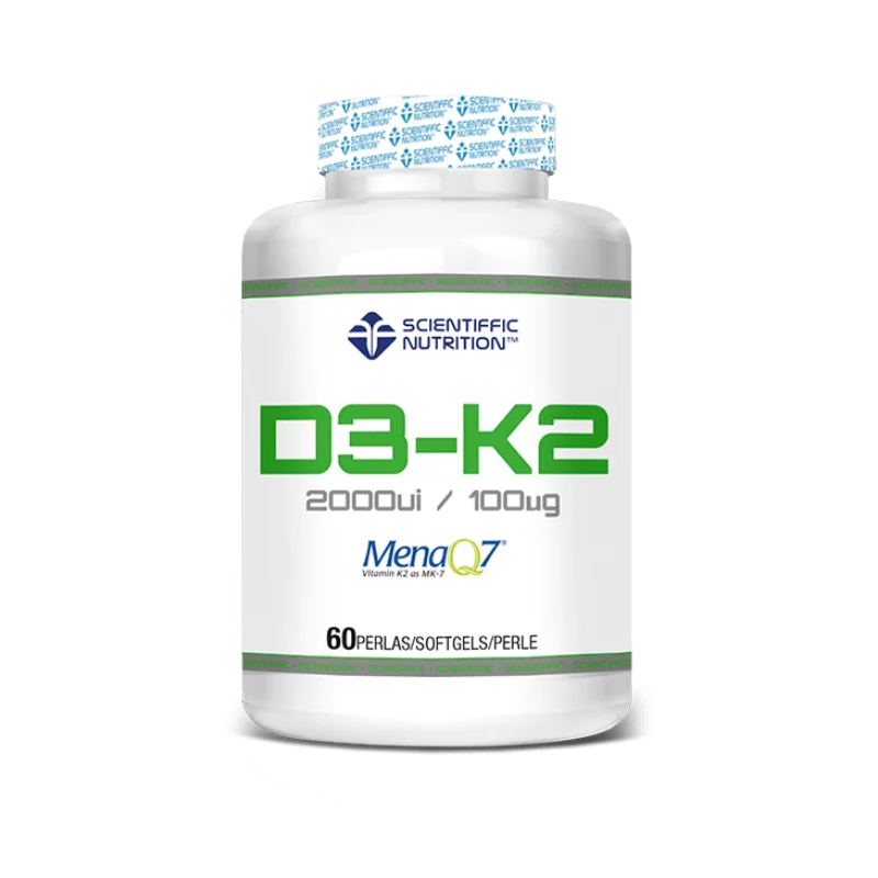 Scientiffic Nutrition - Vitamin D3 2000IU + K2 100MCG (60 Softgels)
